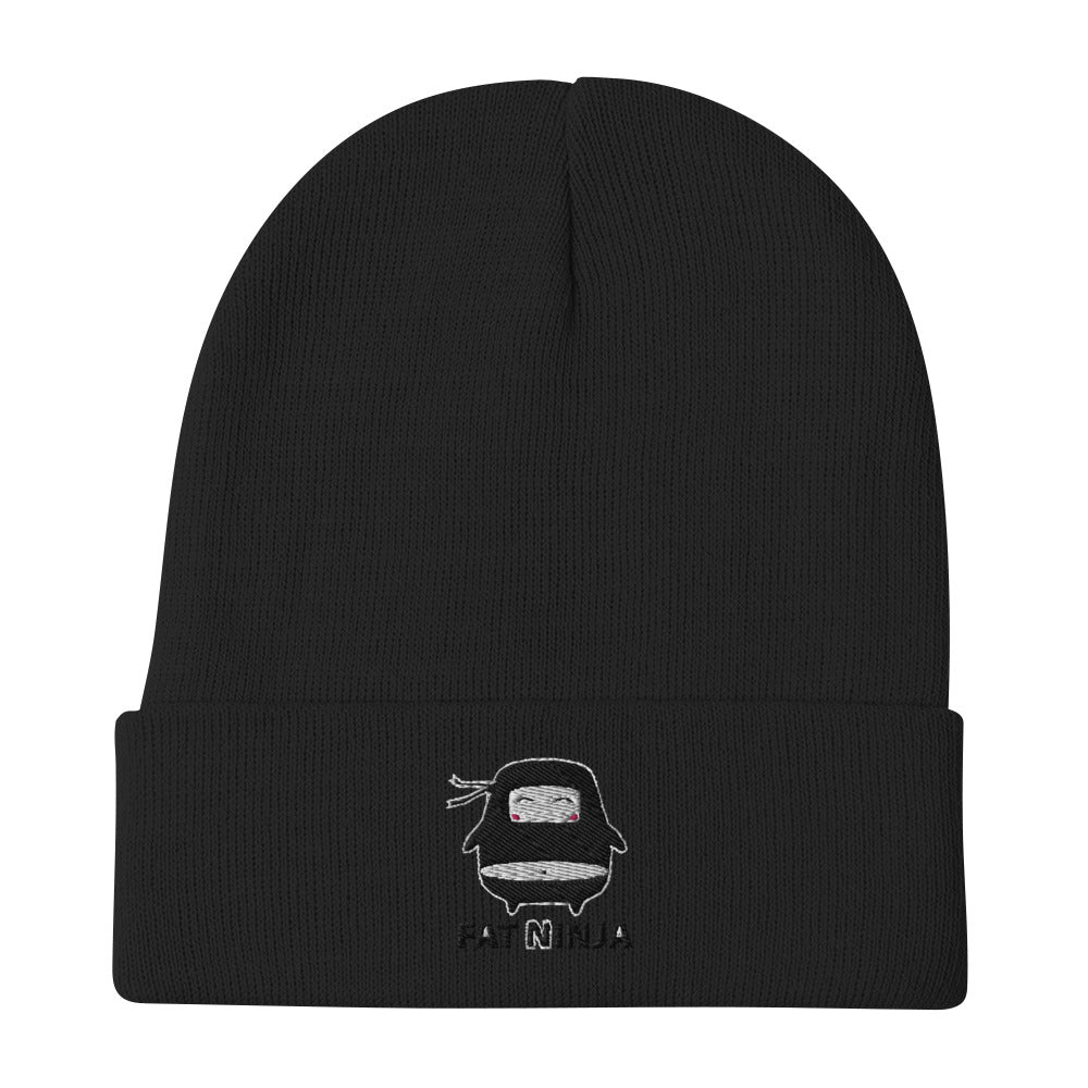 Fat Ninja - Ninjitsu Embroidered Beanie