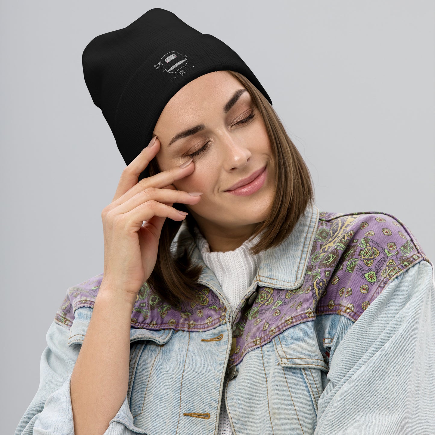 Fat Ninja - Ninjitsu Embroidered Beanie