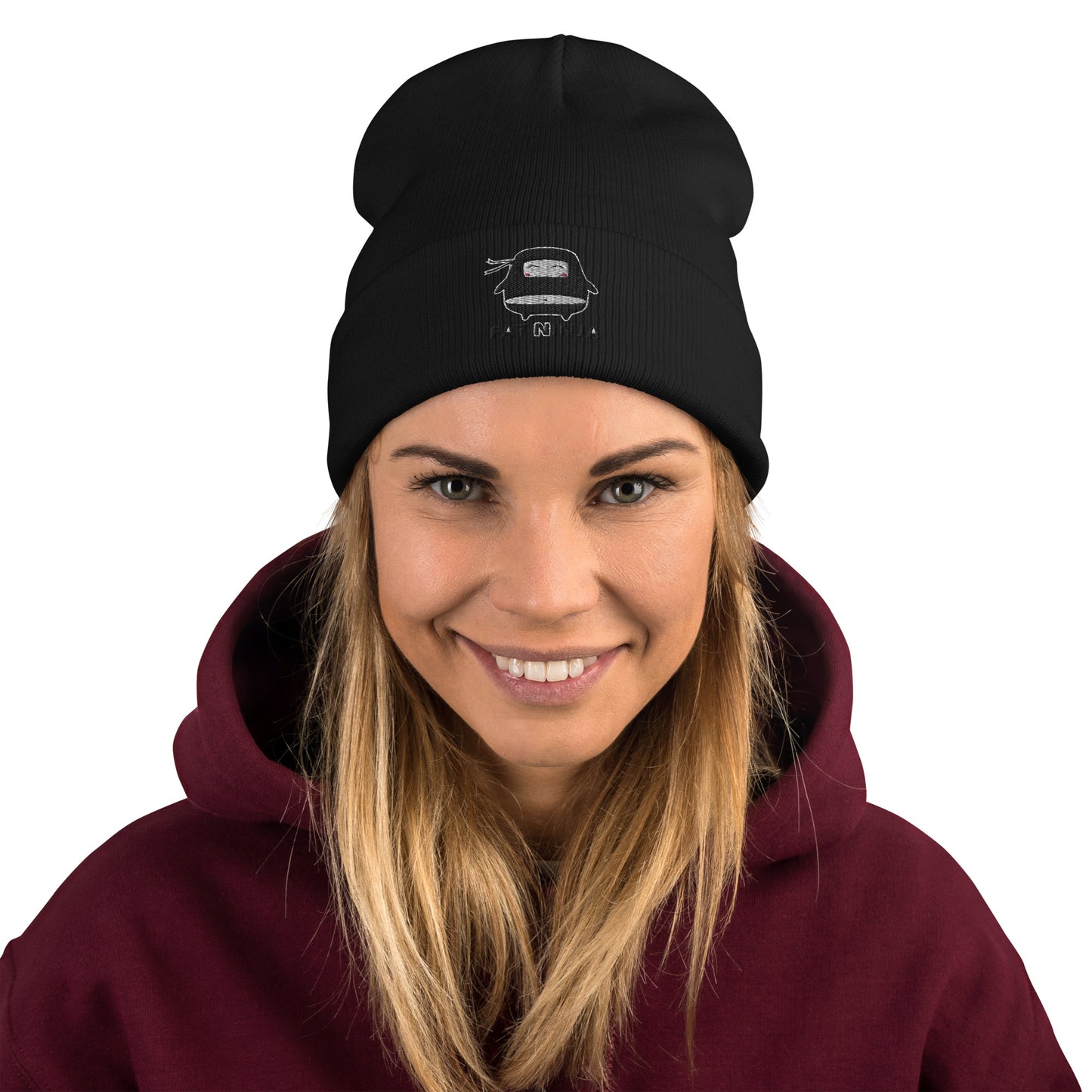 Fat Ninja - Ninjitsu Embroidered Beanie