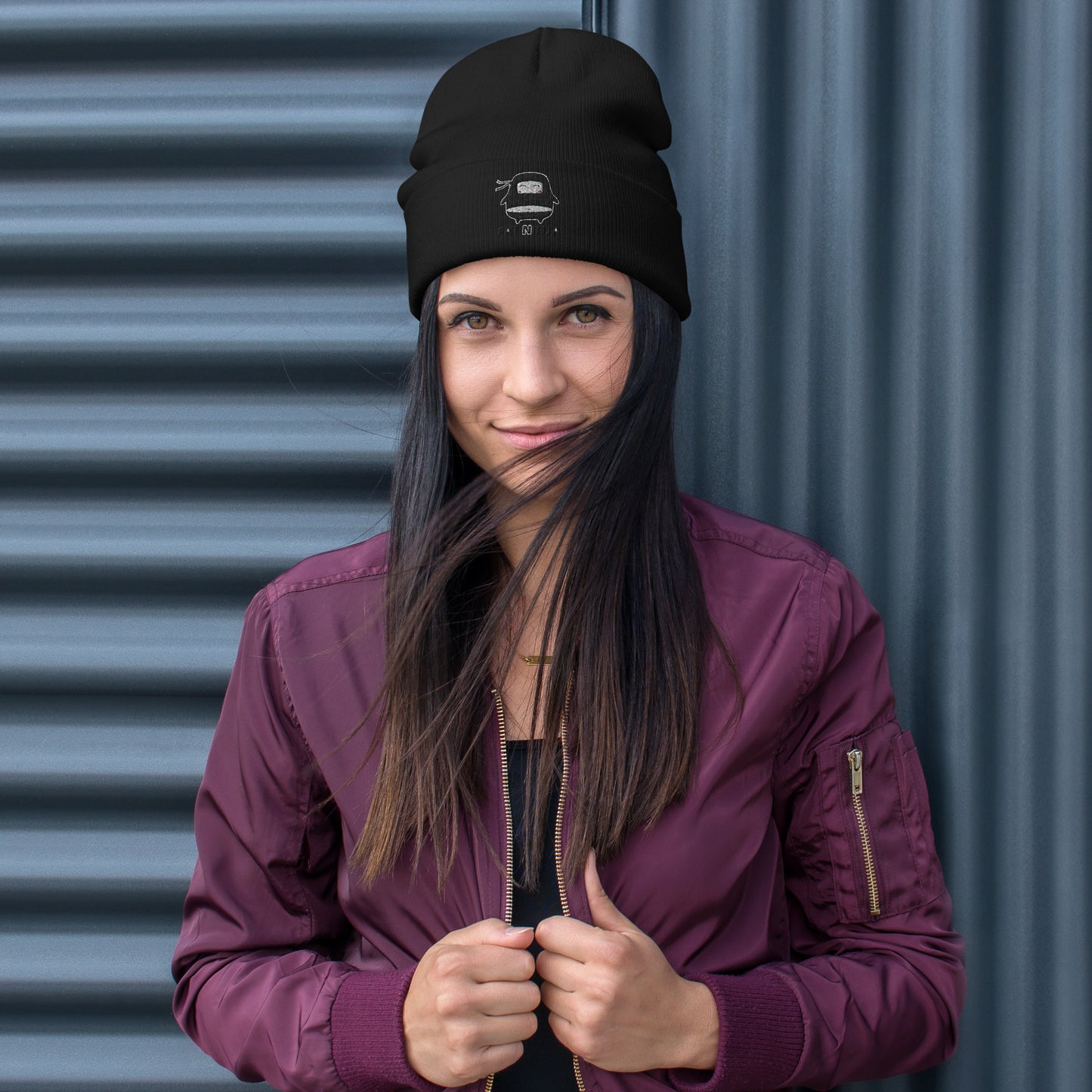 Fat Ninja - Ninjitsu Embroidered Beanie