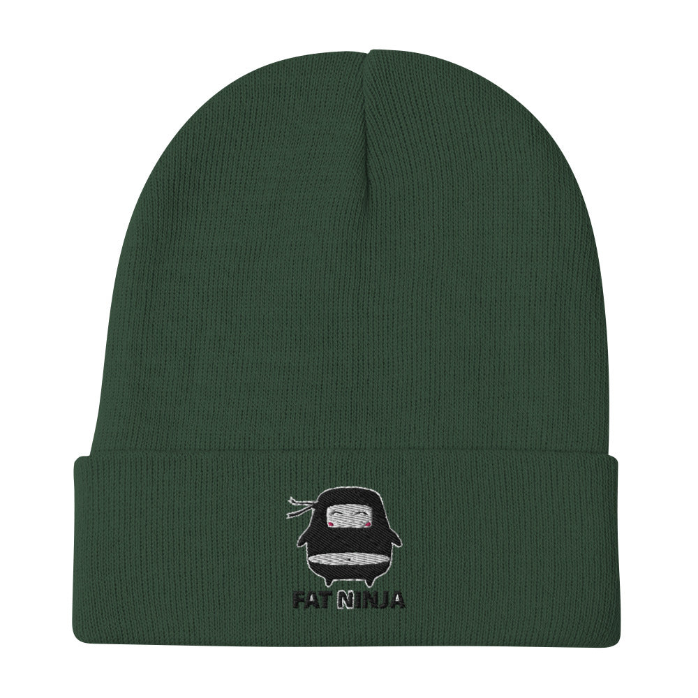 Fat Ninja - Ninjitsu Embroidered Beanie