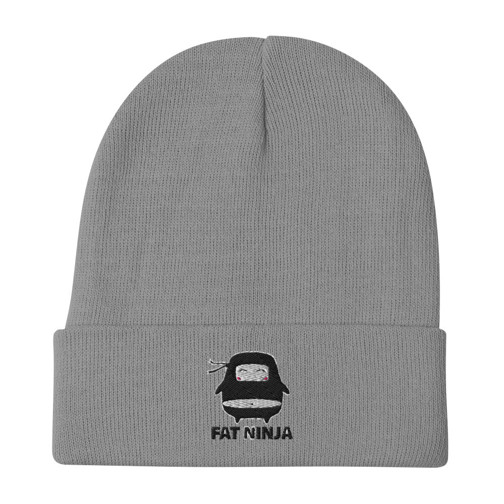 Fat Ninja - Ninjitsu Embroidered Beanie