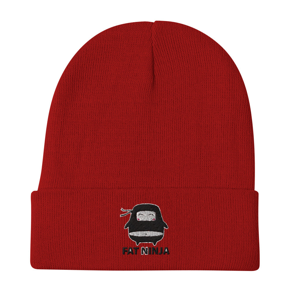 Fat Ninja - Ninjitsu Embroidered Beanie