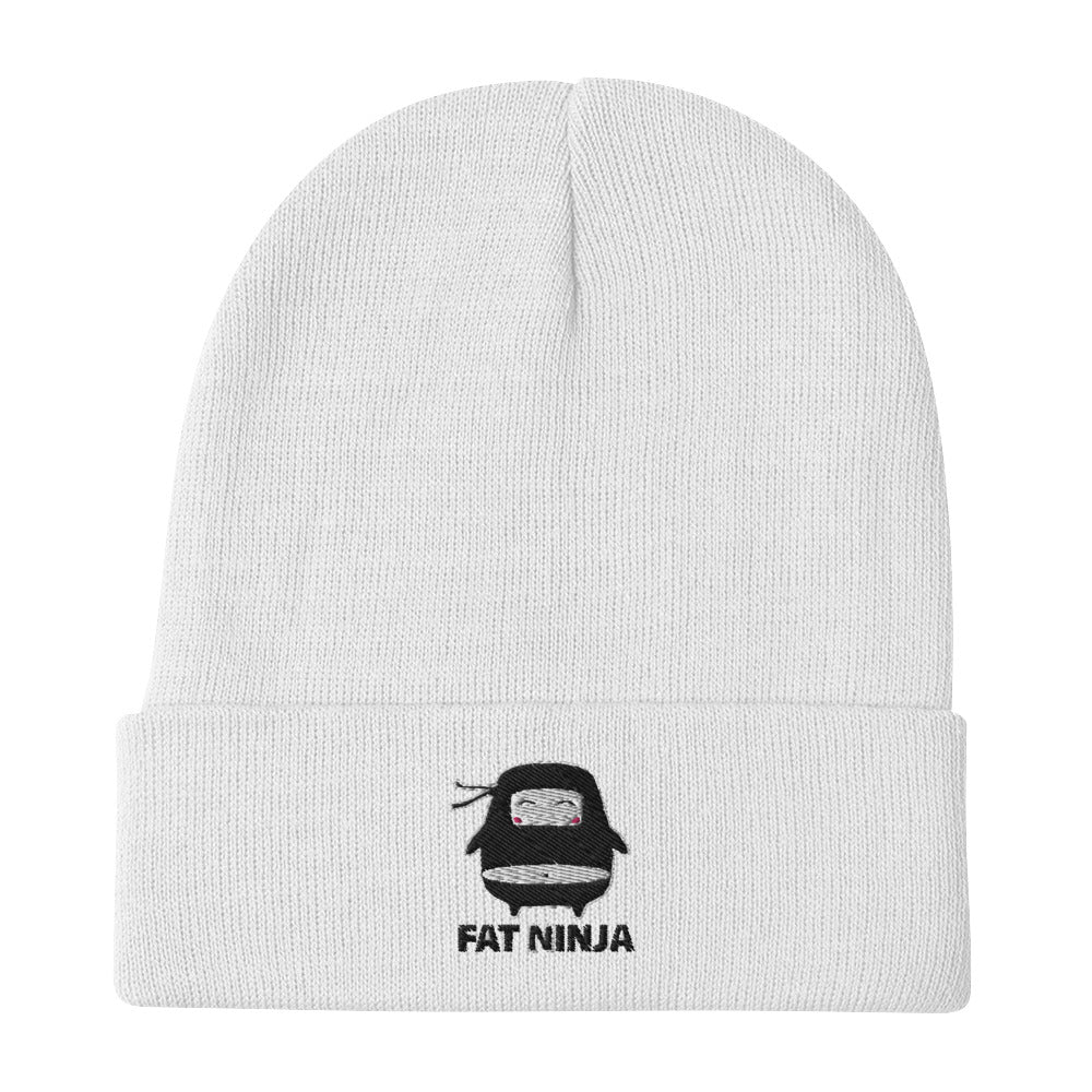 Fat Ninja - Ninjitsu Embroidered Beanie