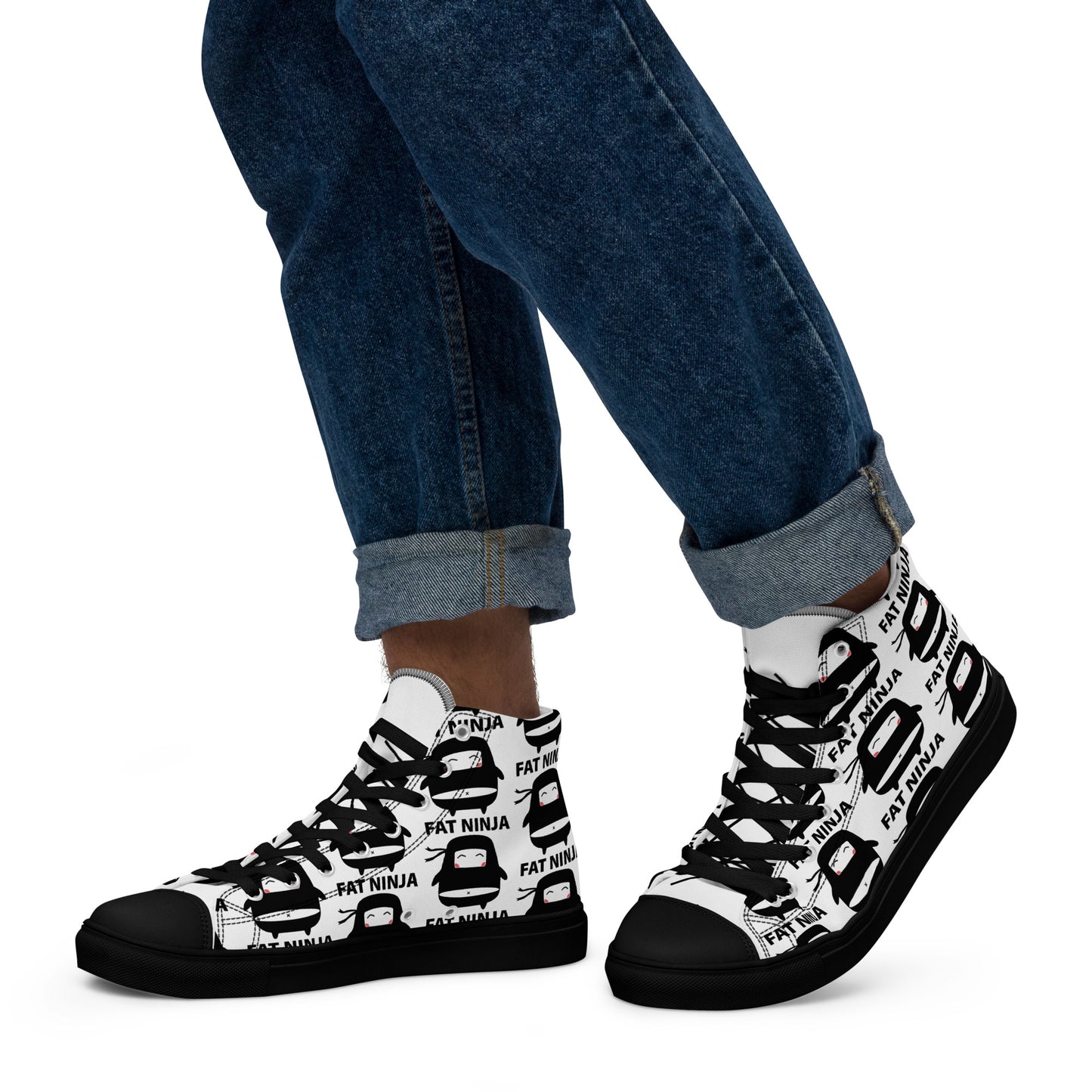 Fat Ninja - Ninjitsu high top canvas shoes