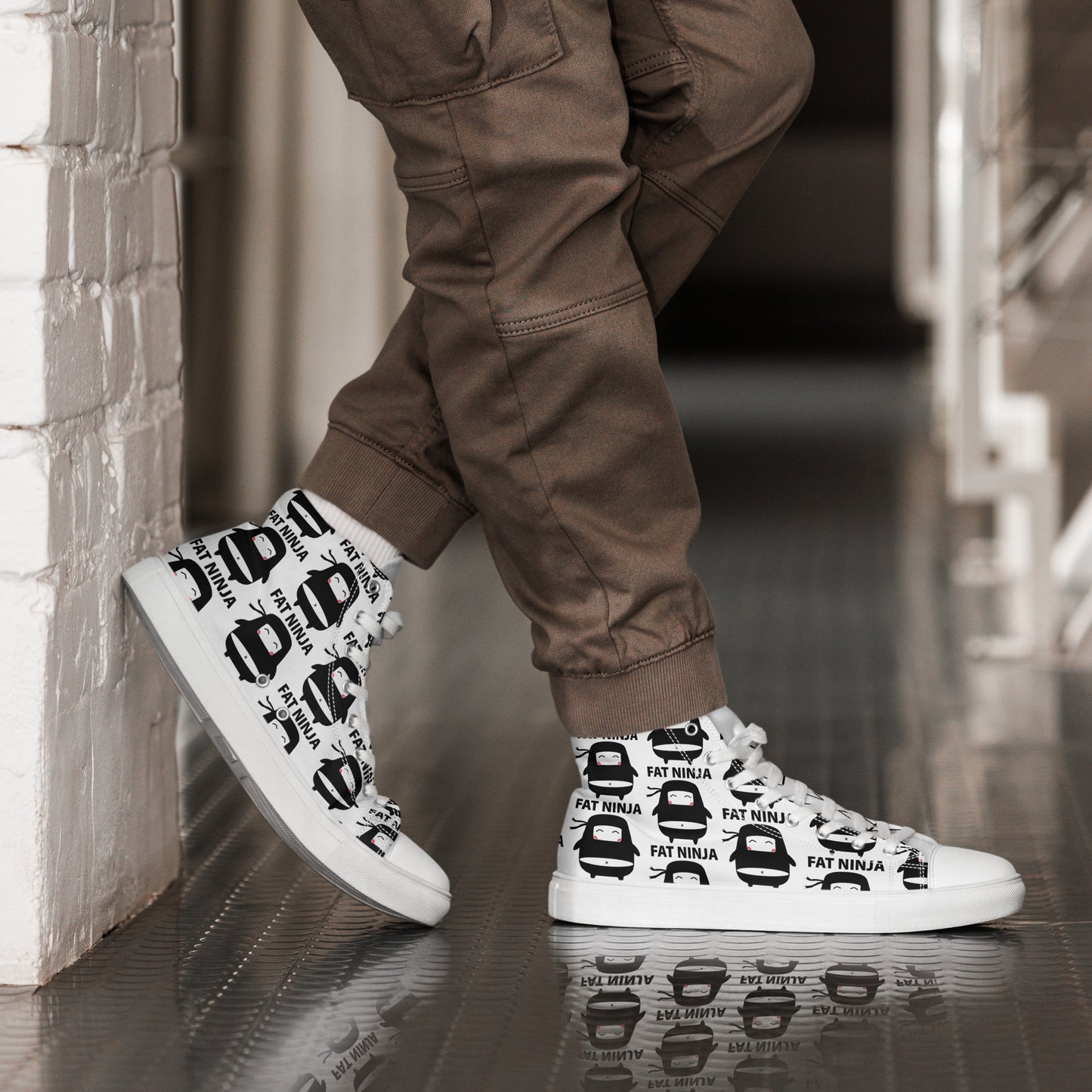 Fat Ninja - Ninjitsu high top canvas shoes