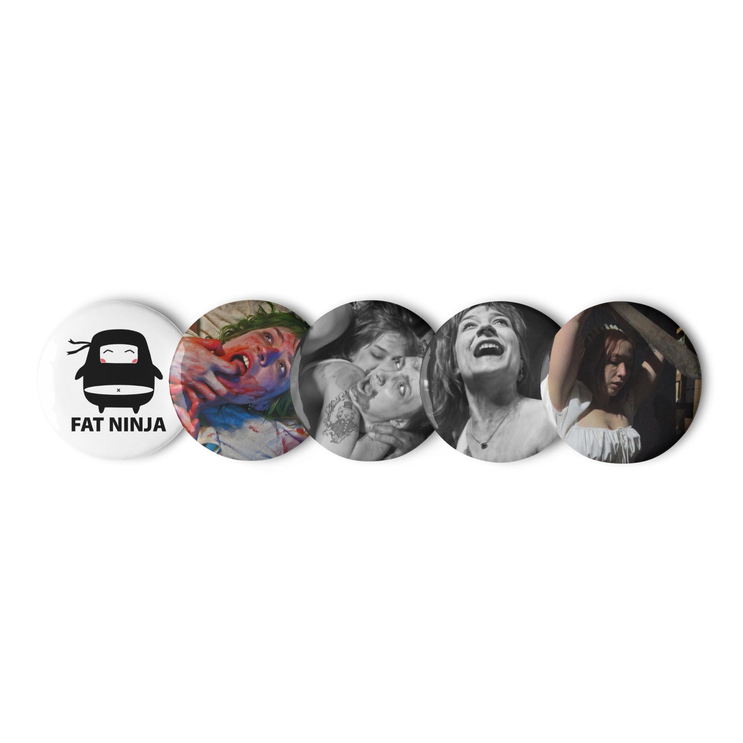 Fat Ninja Studios Set of pin buttons