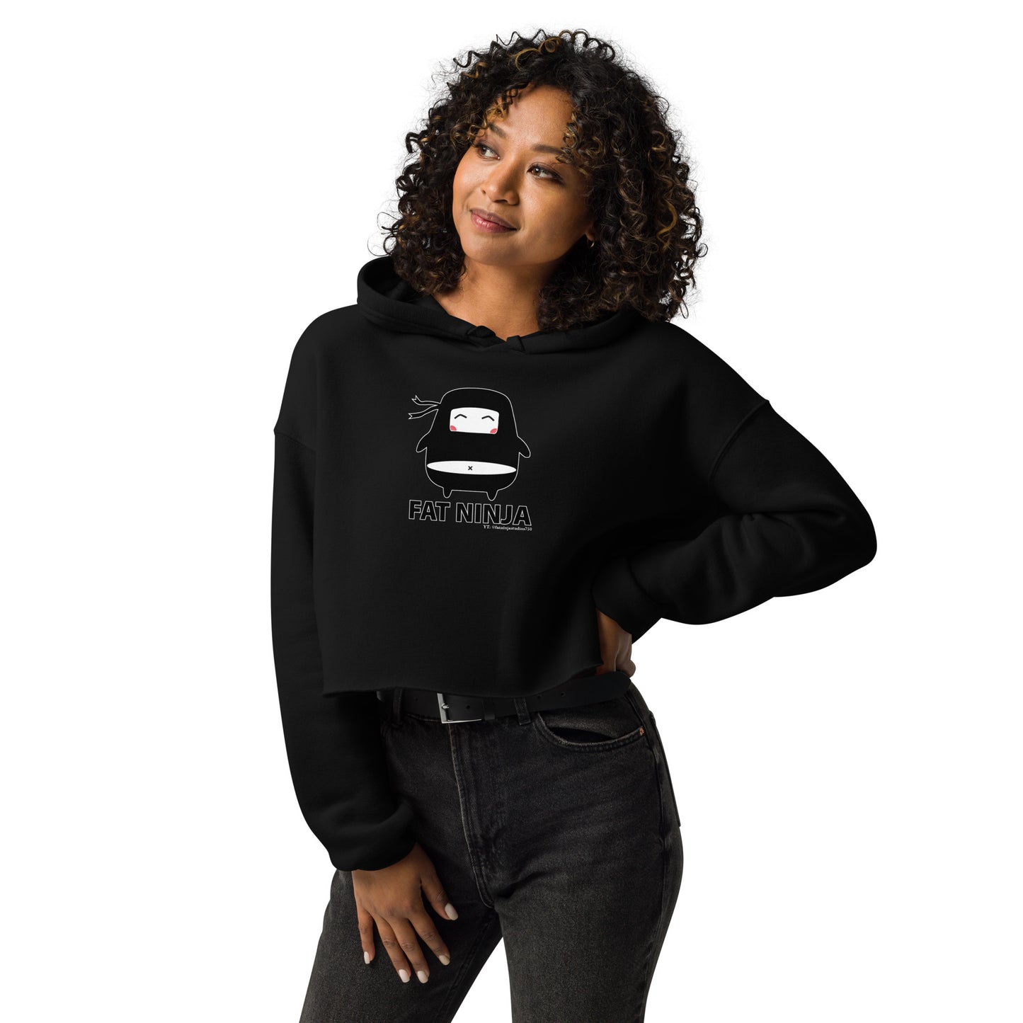 Fat Ninja - Ninjitsu Crop Hoodie