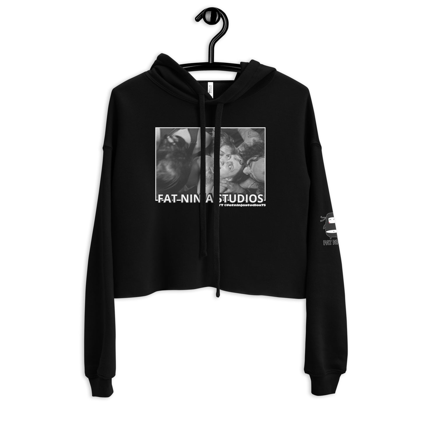 Feeding Frenzy Crop Hoodie