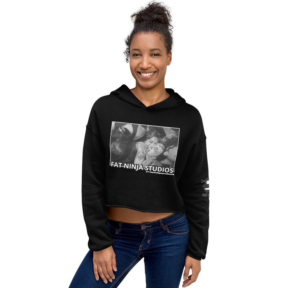 Feeding Frenzy Crop Hoodie