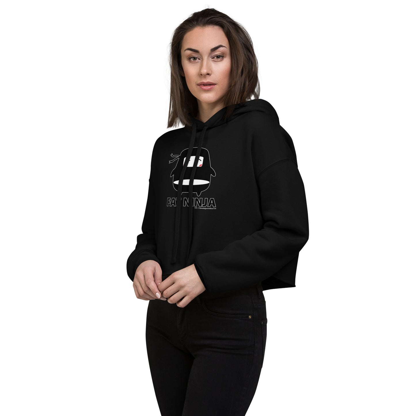 Fat Ninja - Ninjitsu Crop Hoodie