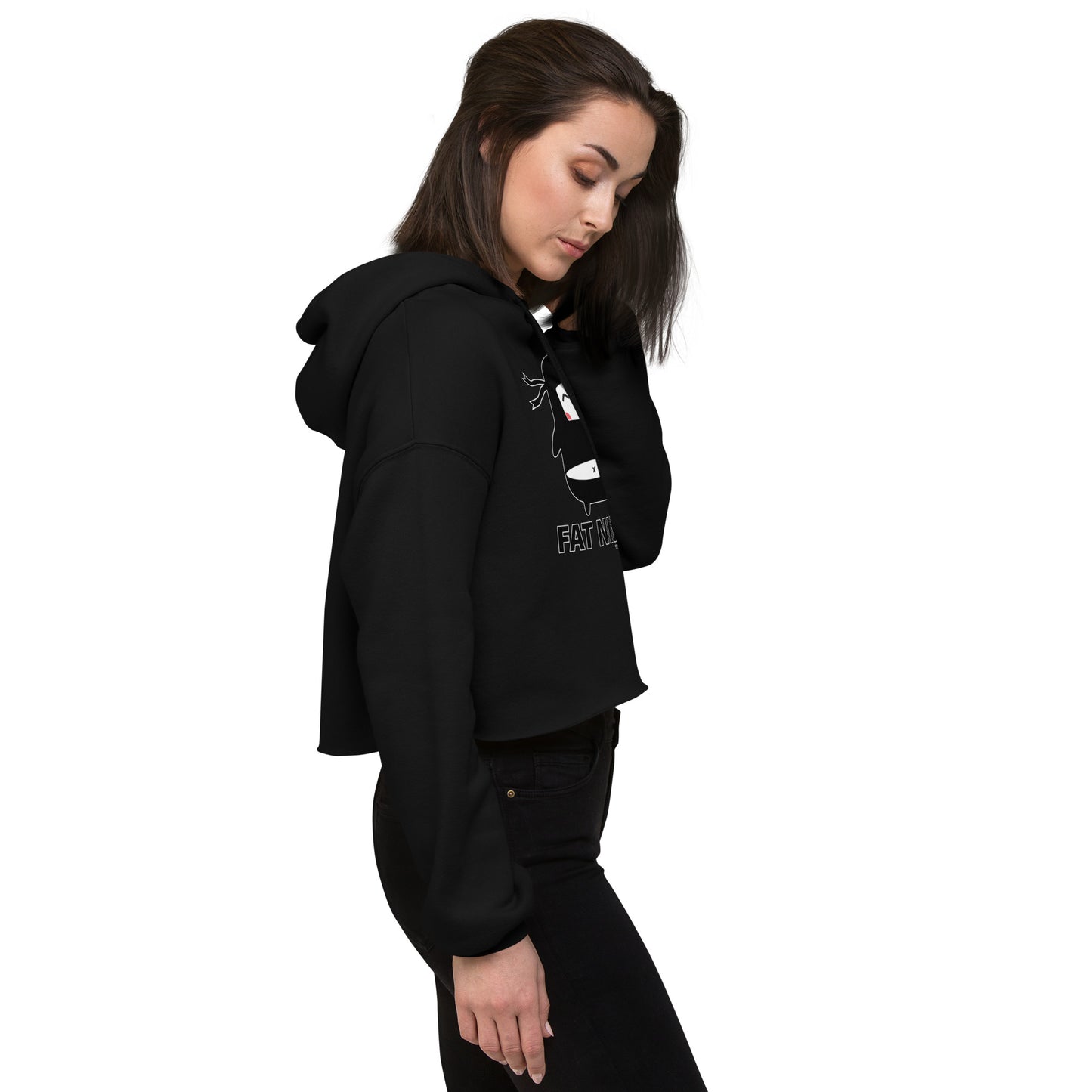 Fat Ninja - Ninjitsu Crop Hoodie