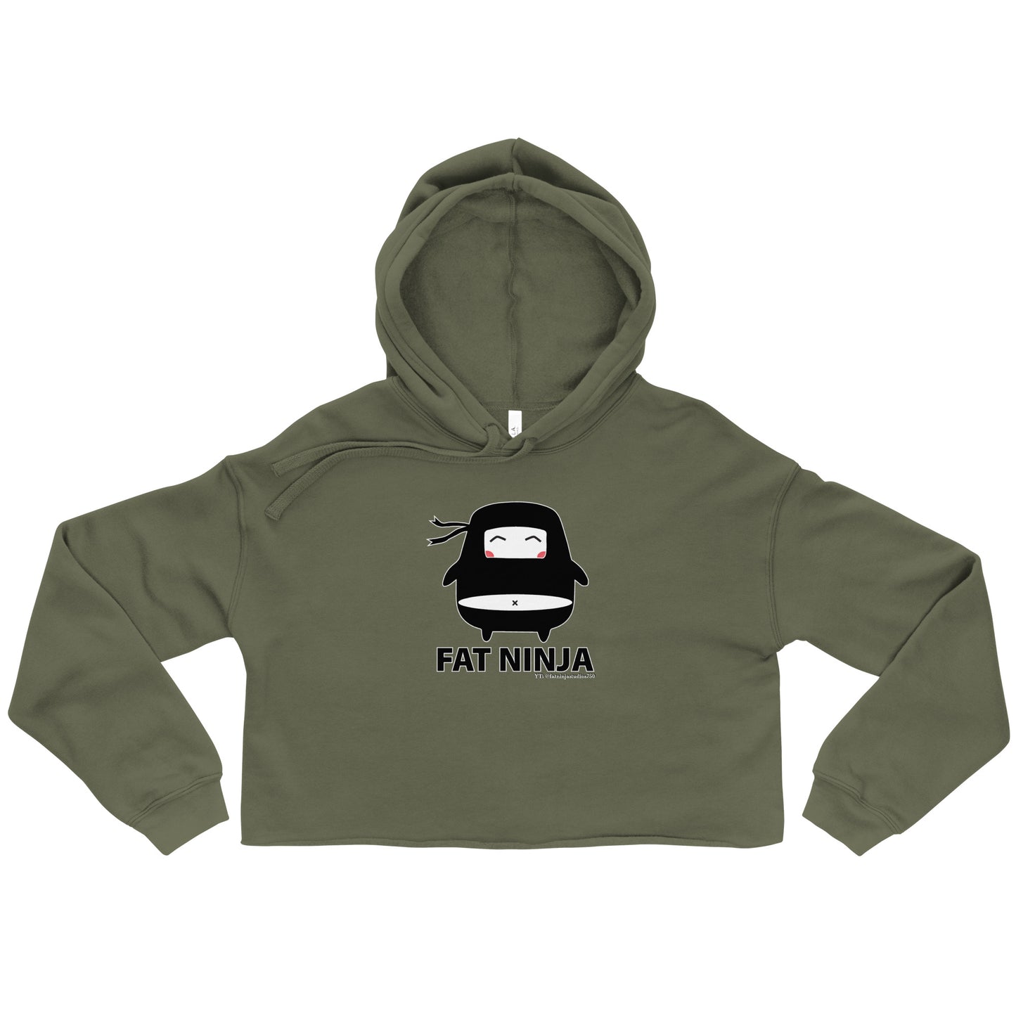 Fat Ninja - Ninjitsu Crop Hoodie