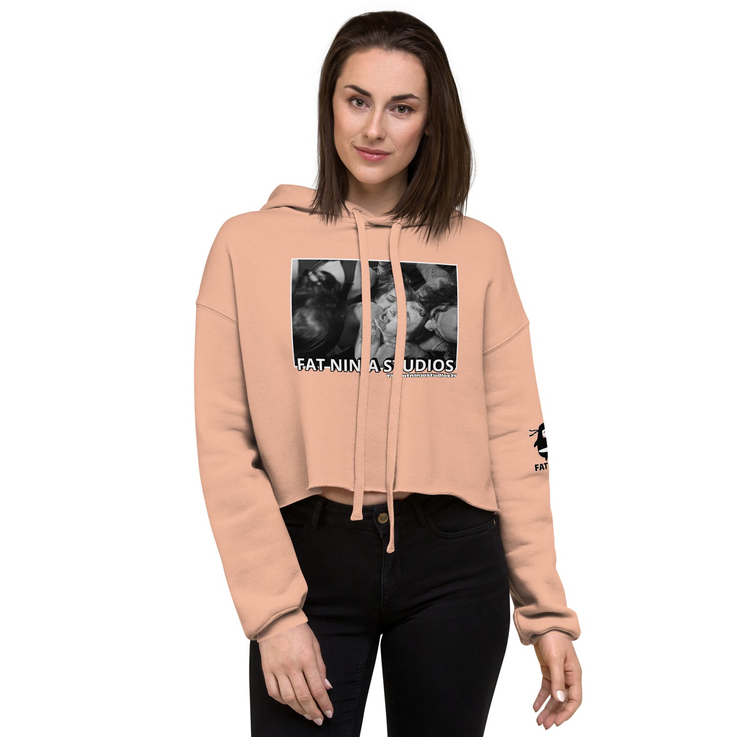 Feeding Frenzy Crop Hoodie