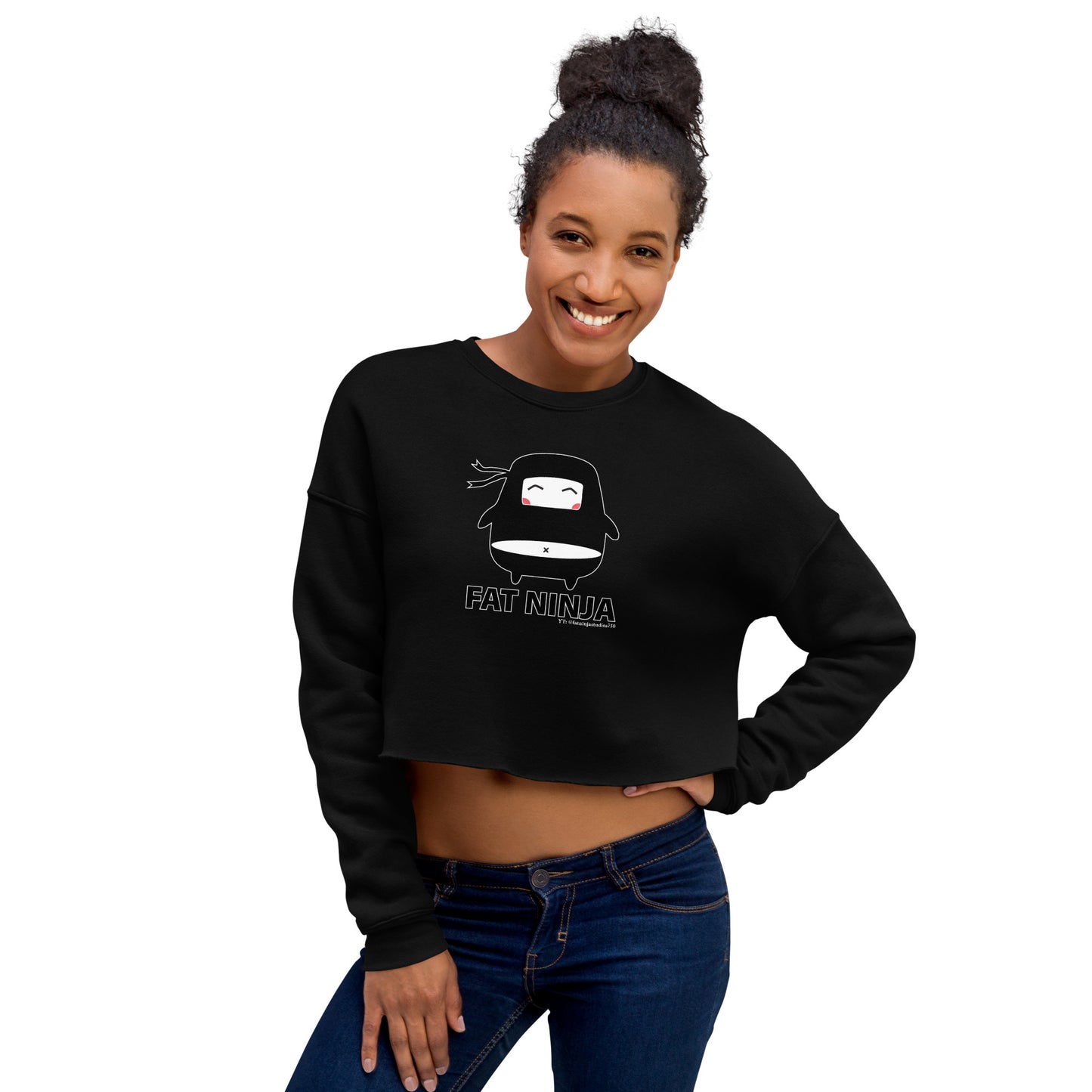 Fat Ninja - Ninjitsu Crop Sweatshirt