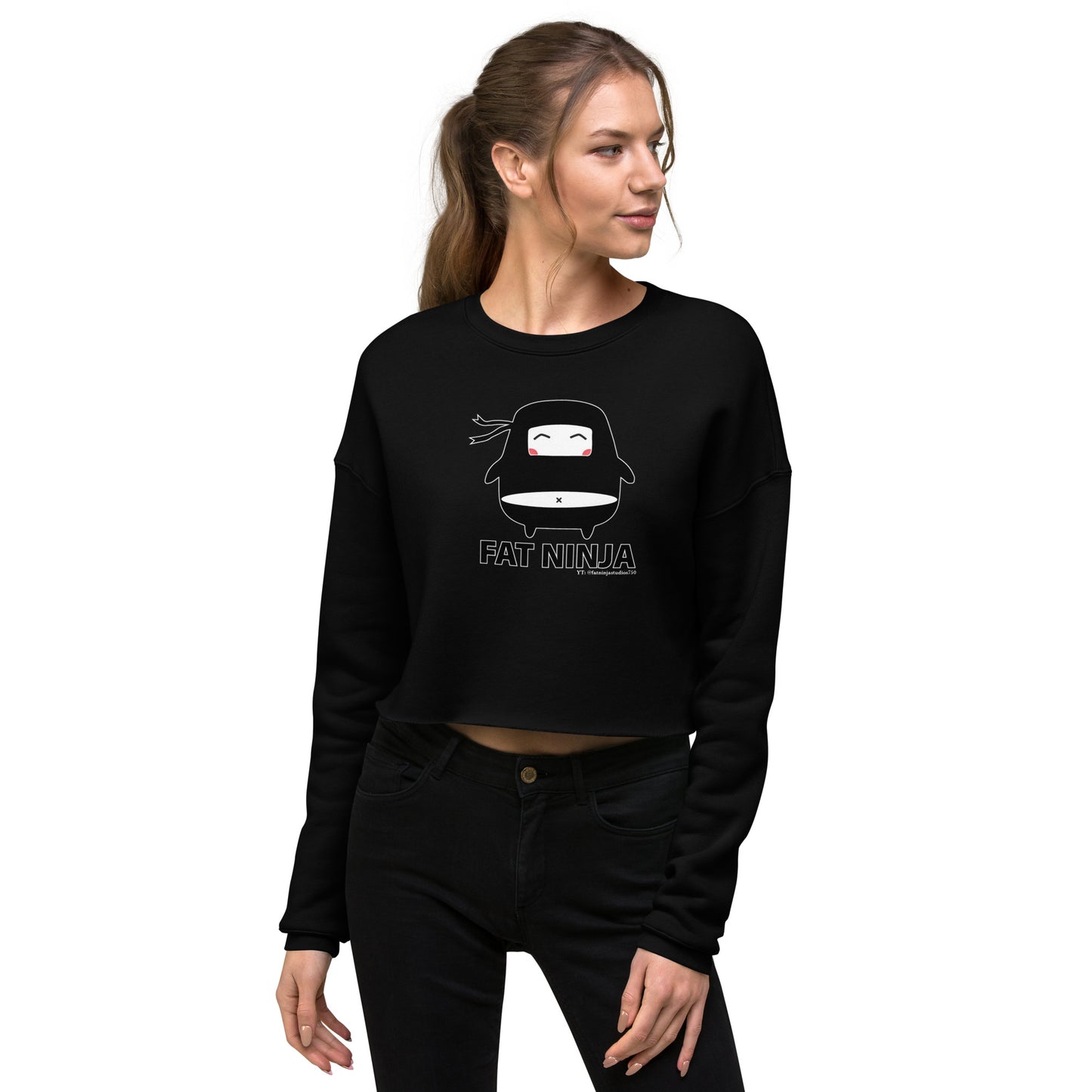 Fat Ninja - Ninjitsu Crop Sweatshirt