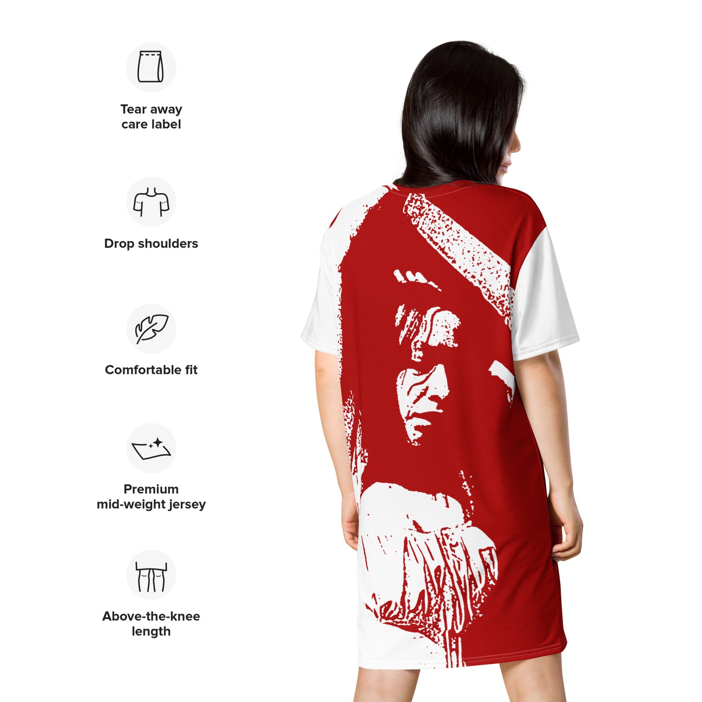 Cabin Of Blood - Red Day T-shirt dress