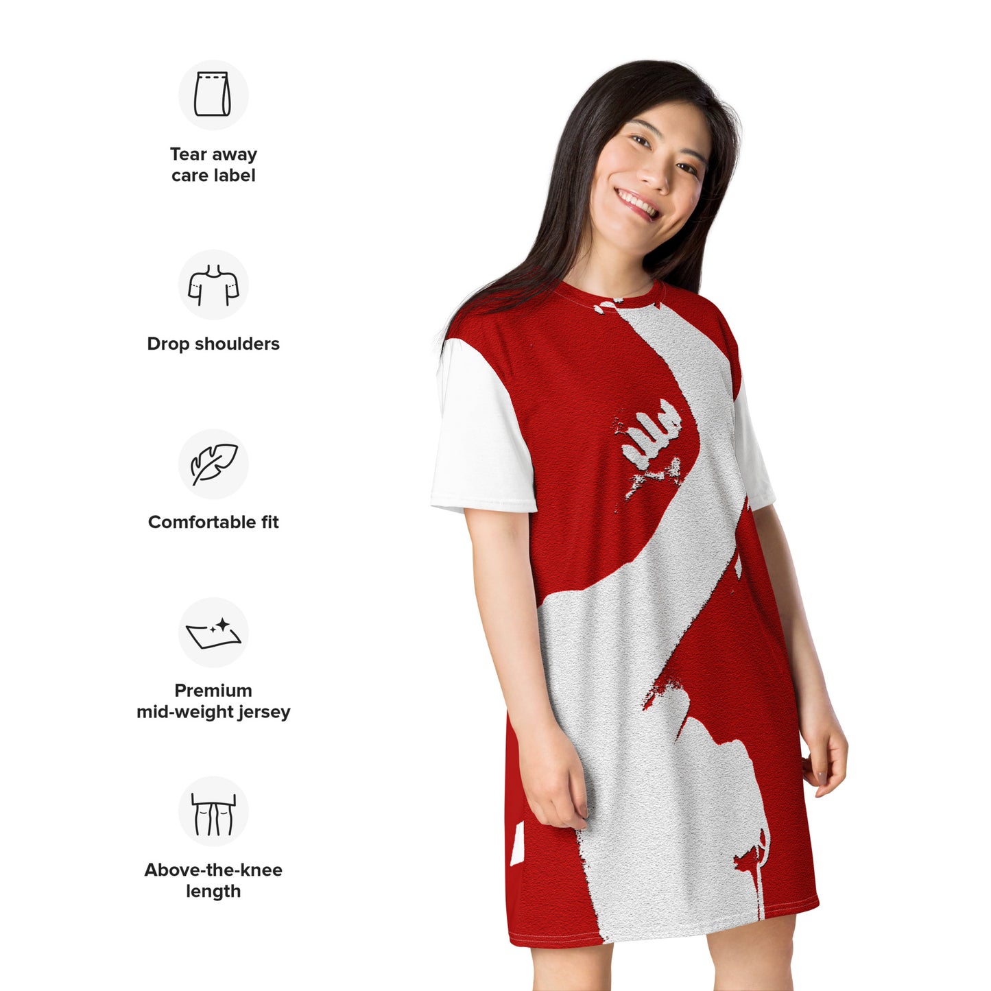 Cabin Of Blood - Red Day T-shirt dress