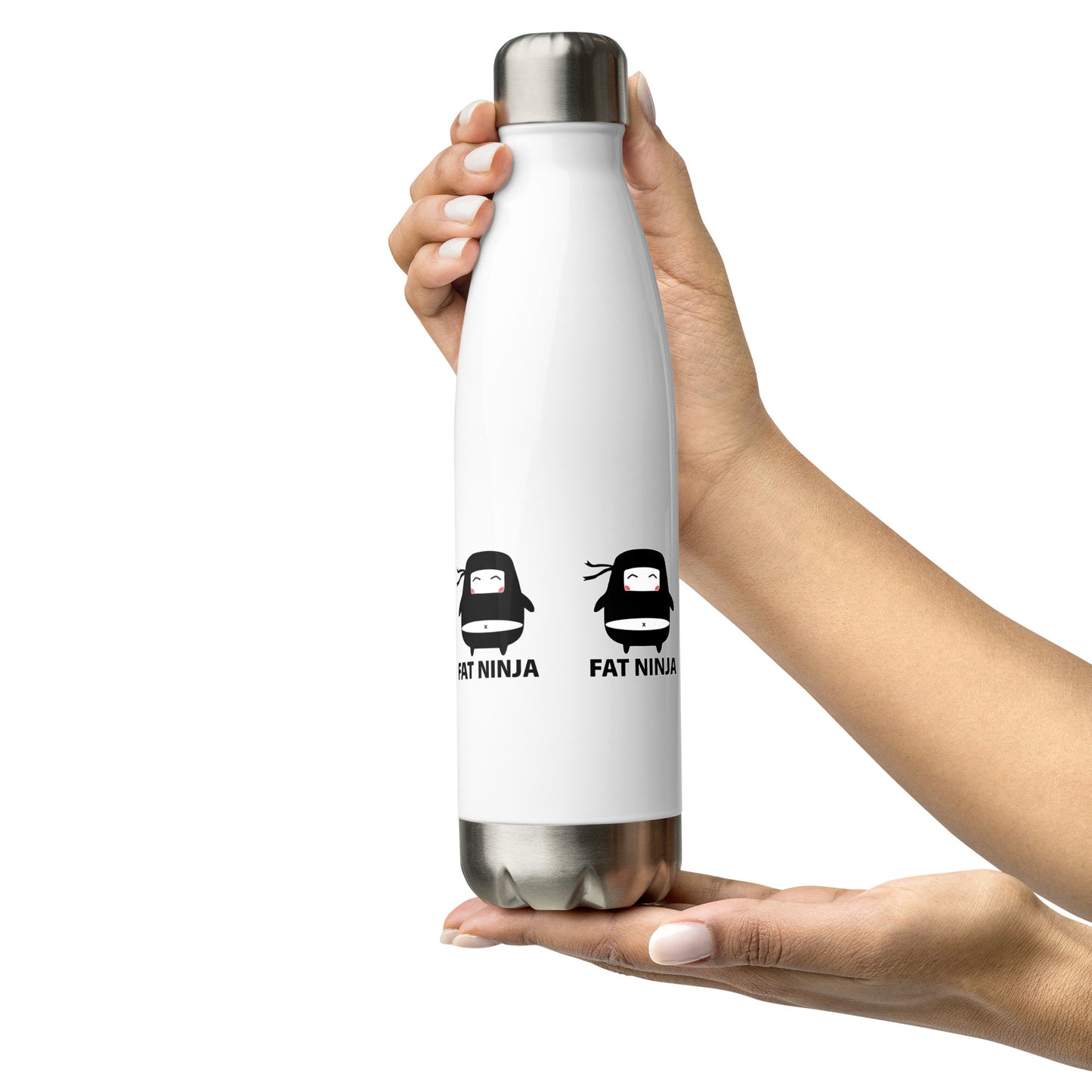 Fat Ninja - Ninjitsu Stainless steel water bottle