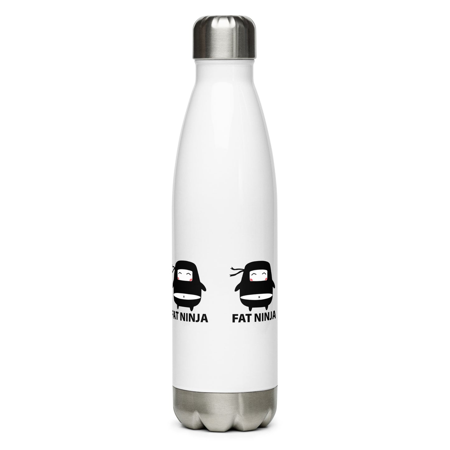 Fat Ninja - Ninjitsu Stainless steel water bottle