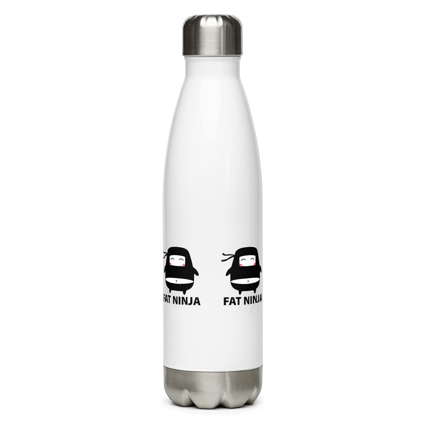 Fat Ninja - Ninjitsu Stainless steel water bottle